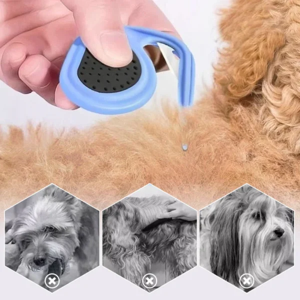 Grooming Knife for Long-Haired Pets - Remove Clumps - Image 4