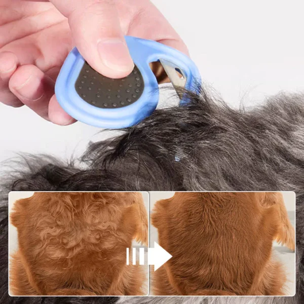 Grooming Knife for Long-Haired Pets - Remove Clumps - Image 3