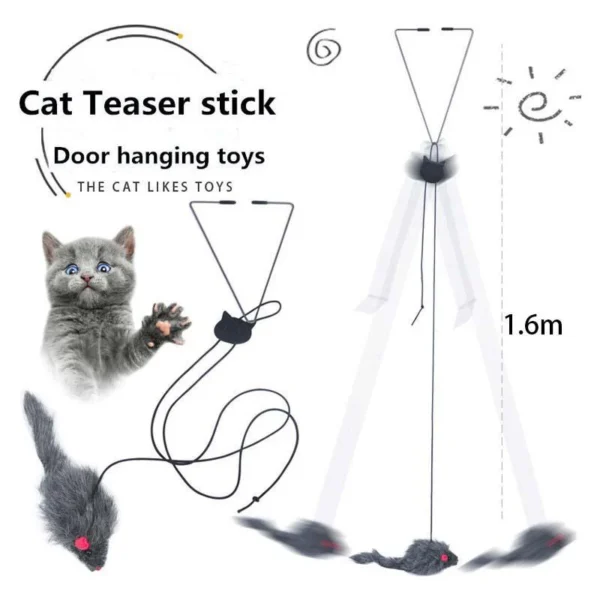Hanging Cat Scratch Mouse - Image 2