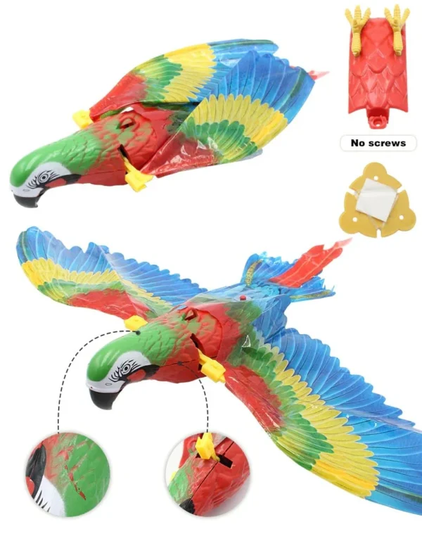 ✨49% OFF - Automatic Moving Simulation Bird Interactive Cat Toy for Indoor Cats - Image 8
