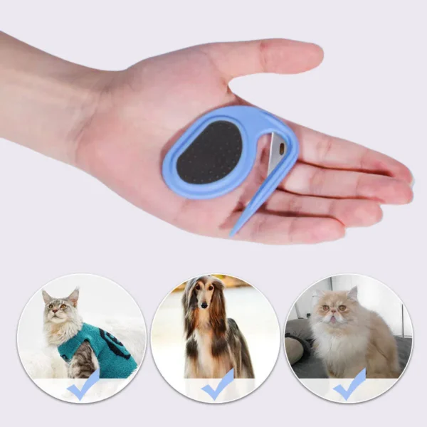 Grooming Knife for Long-Haired Pets - Remove Clumps - Image 9